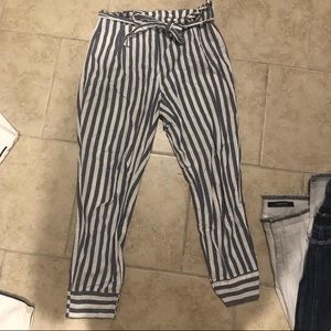 Zara striped pants